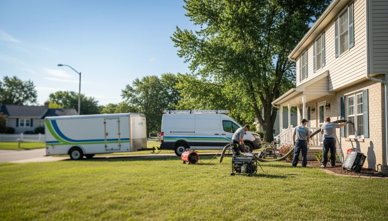Flooded Basement Restoration And Cleanup With Repair in Wilber, NE near me